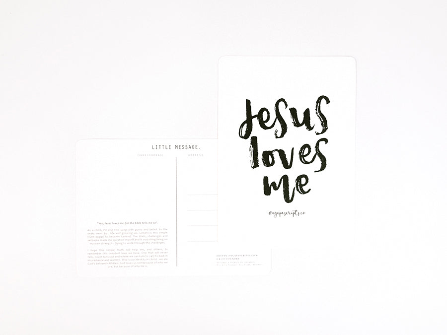Brush Lettering card design by Jillian Ow from AgapeScripts Co