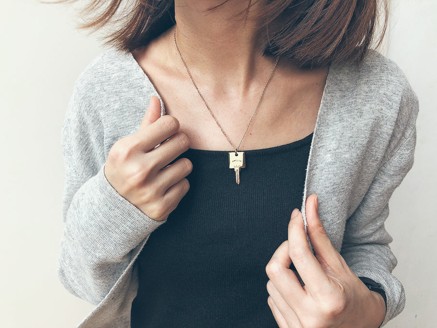 Key to My Heart Necklace – The Dainty Doe