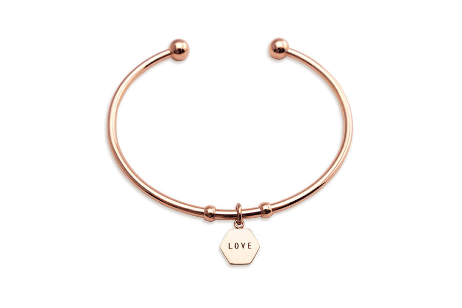 Customize jewelry in Singapore with Love bracelet by J & Co Foundry