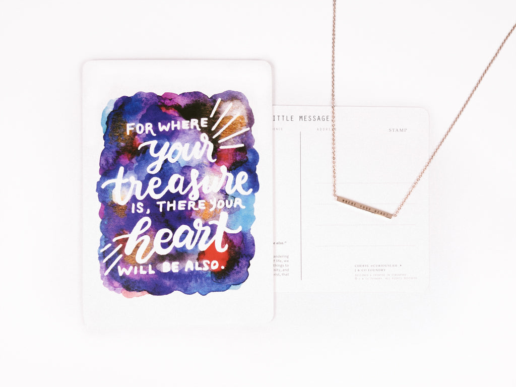 Your Treasure Is Where Your Heart Will Be by Cheryl Curiouslah to Encourage and Inspire