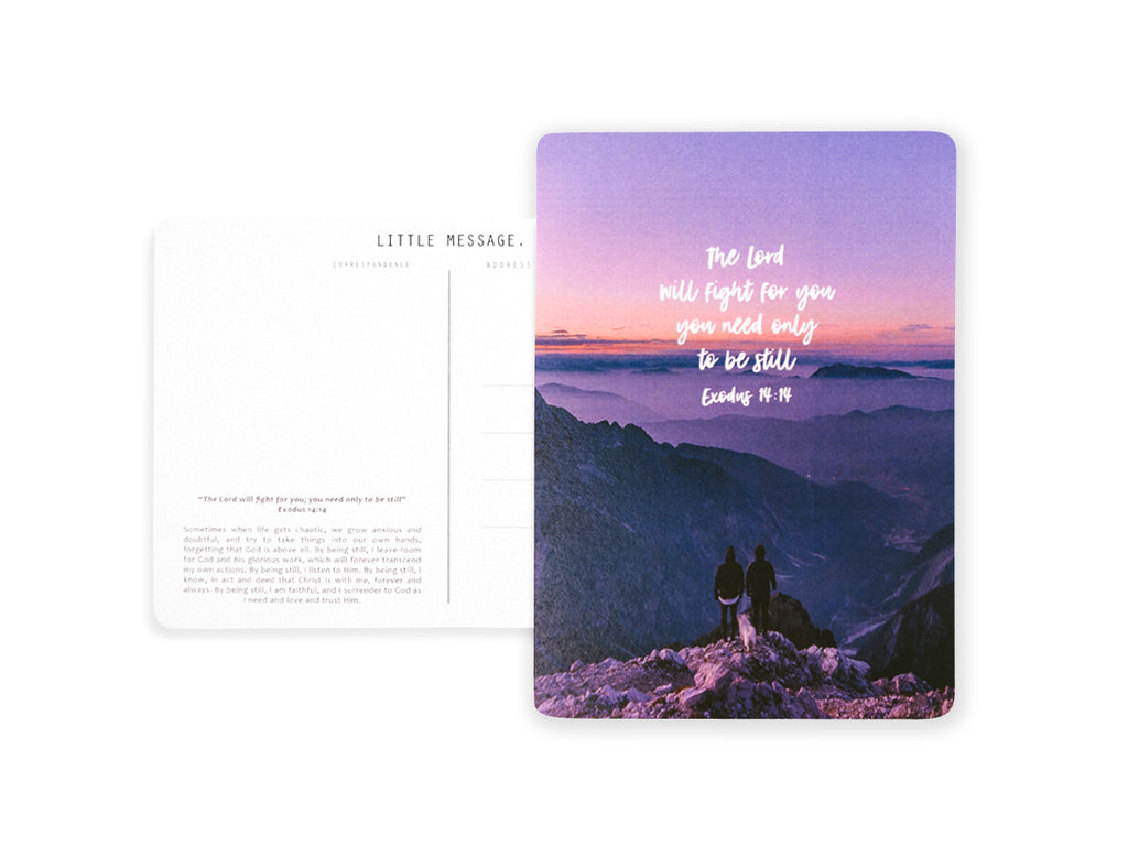 J & Co Foundry Photo Postcard with modern Calligraphy Typography by The Commandment Co