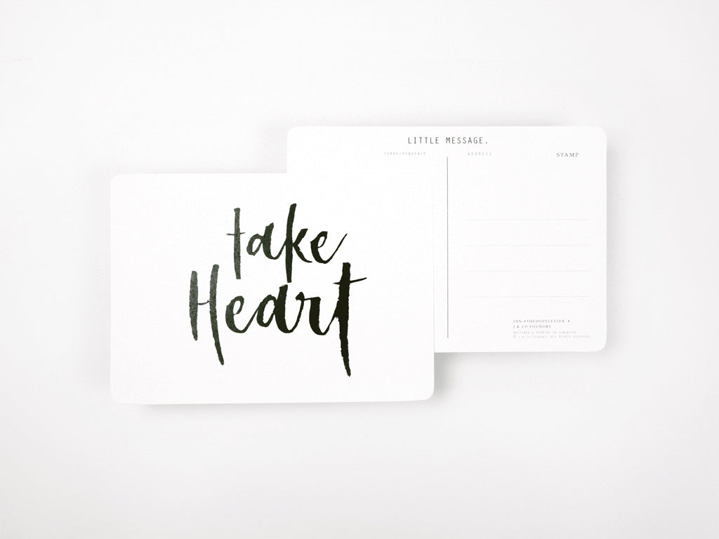 Jcollab Collaboration J & Co Foundry with Jan Thehopeletter Inspirational Card