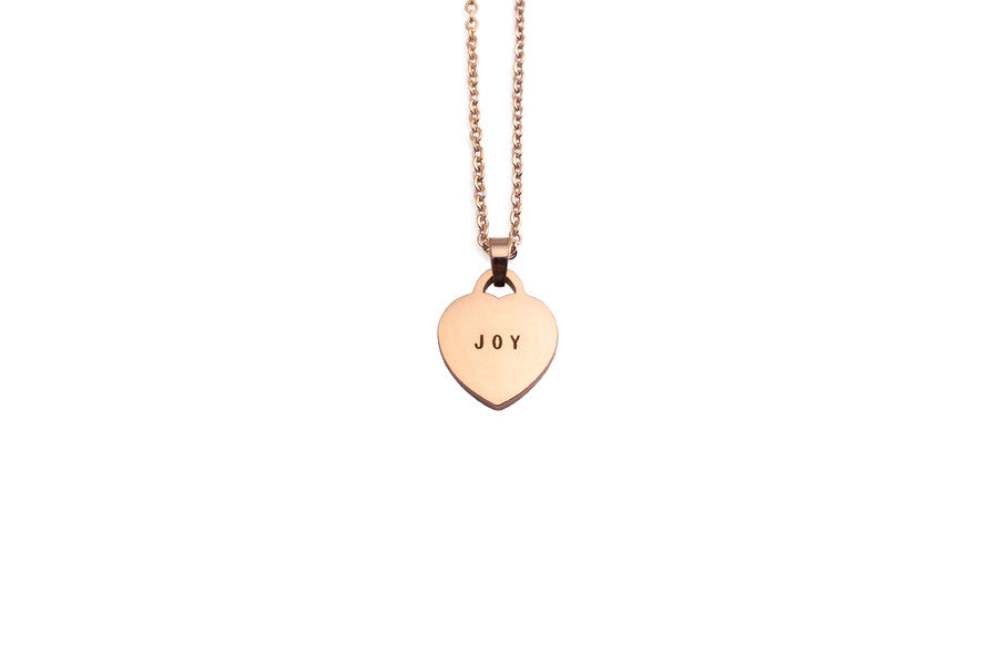 J & Co Foundry modern minimalist jewelry design joy pendant necklace